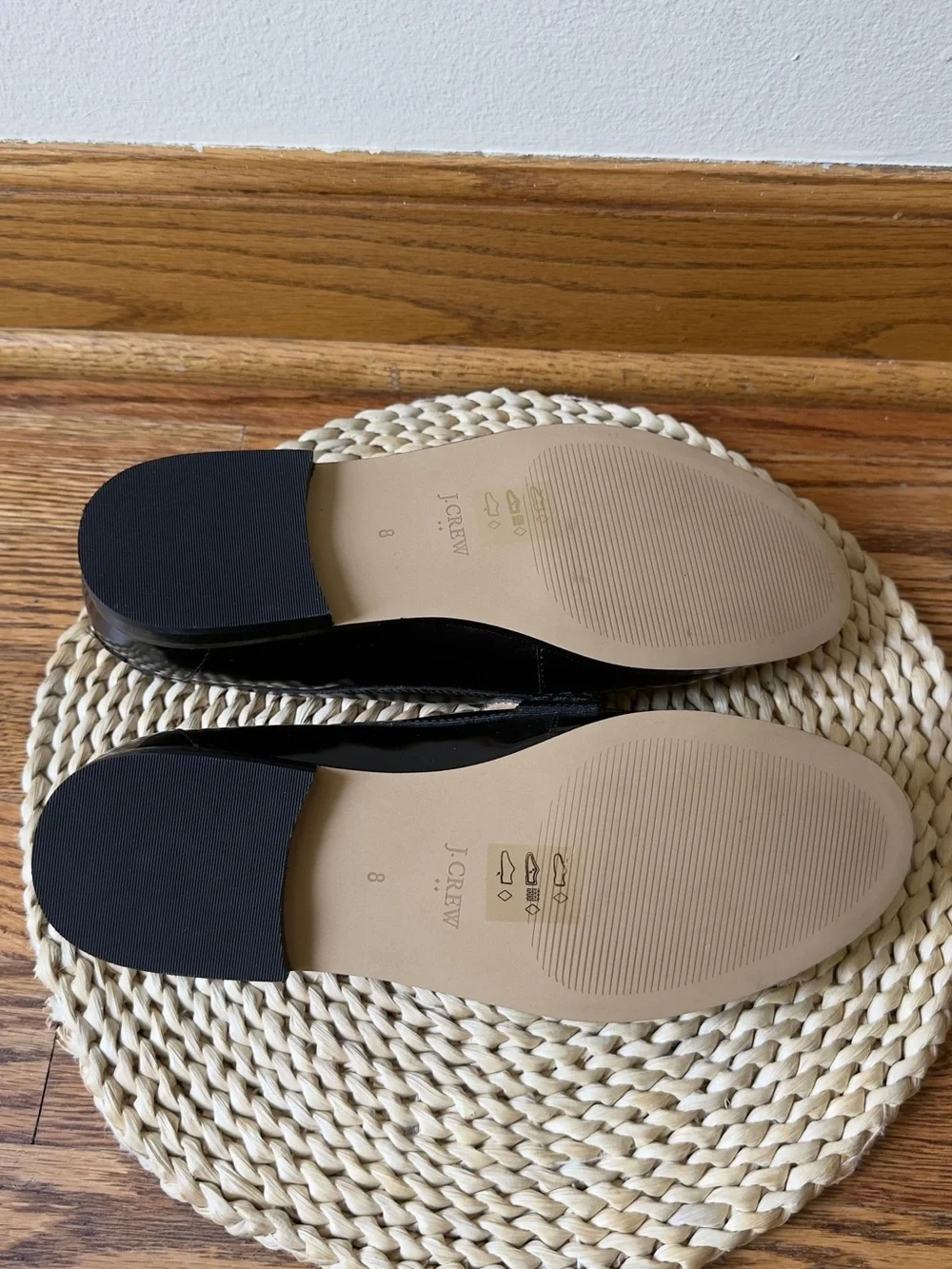 J.Crew Classic loafers Nappa Black Size 8  New